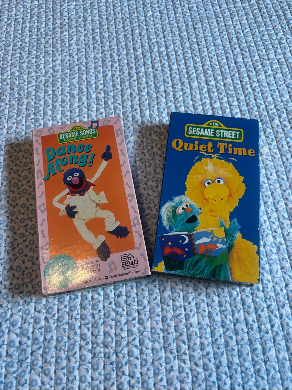 Sesame Street Quiet Time & Dance Along VHS